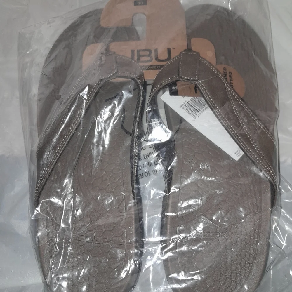 New Men's JBU Milo Comfort Slip On Sandal NWT In Brown